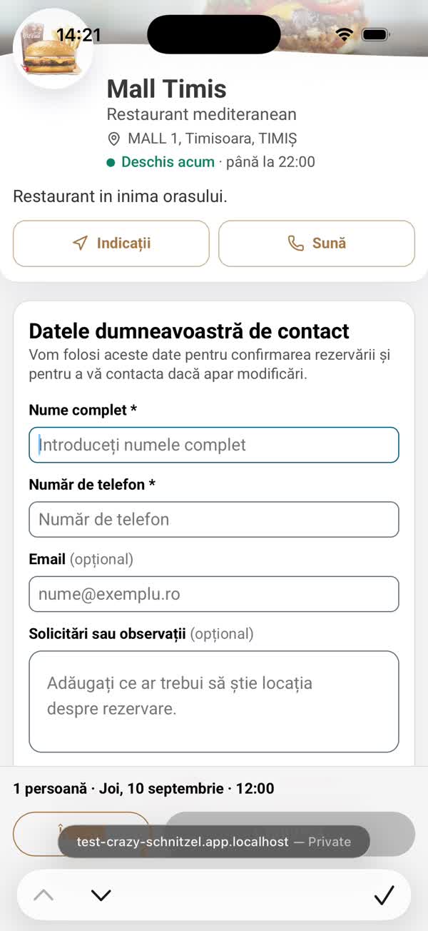 Completează datele necesare