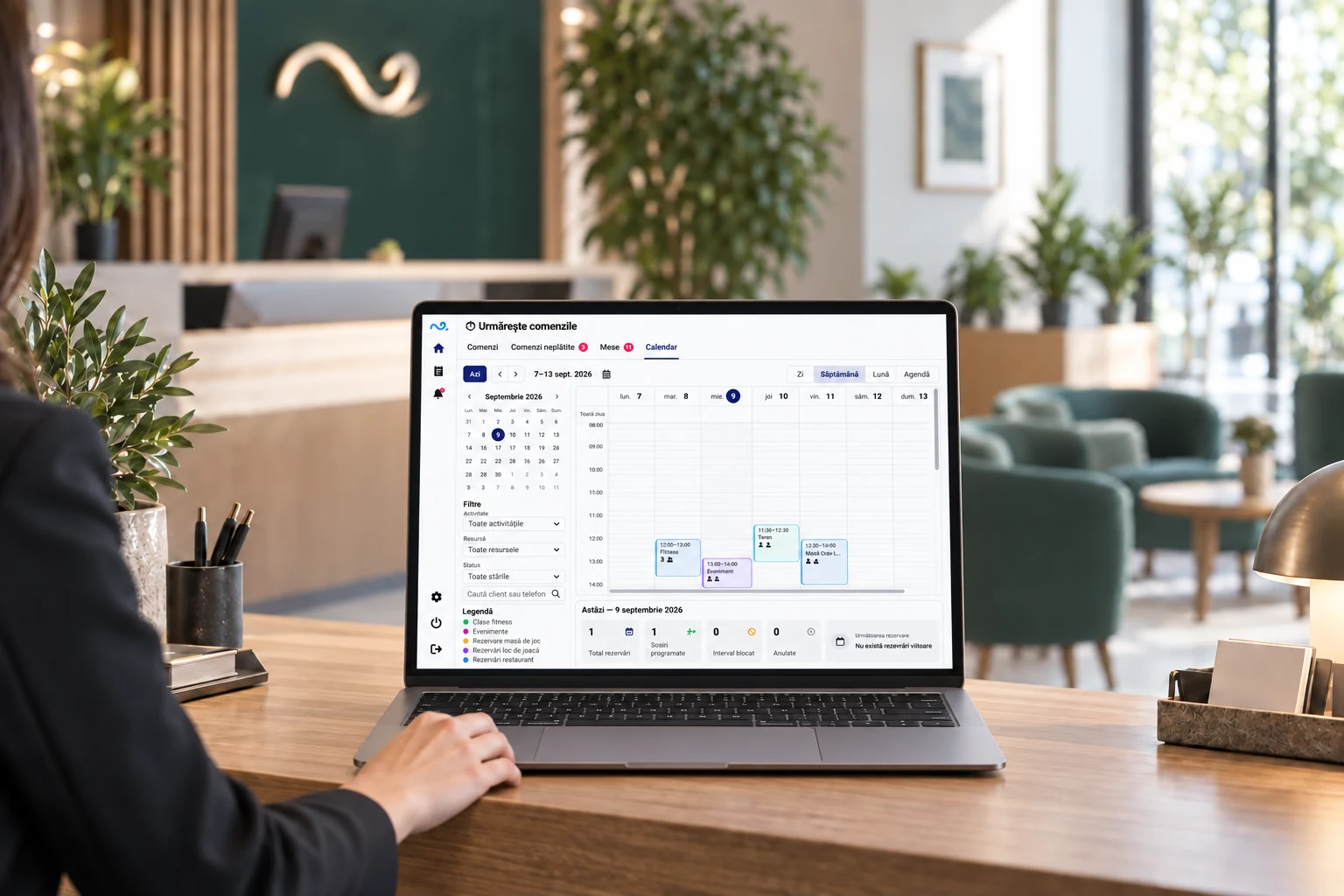 Calendarul Nexus Retail la recepția unui business de servicii